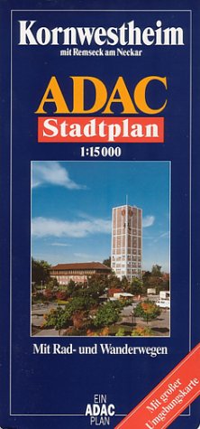 ADAC Stadtpläne, Kornwestheim mit Remseck am Neckar Geology & Geography