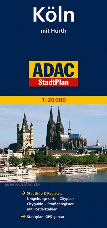 ADAC StadtPlan Köln mit Hürth 1 : 20 000 Leisure, Home & Garden