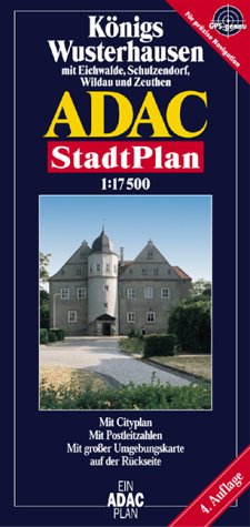 ADAC Stadtpläne, Königs Wusterhausenm mit Schenkendorf und Zeesen Maps & Plans