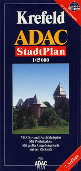 ADAC Stadtpläne, Krefeld: Mit Citypl., Rad- u. Wanderwegen, Postleitzahlen sowie großer Umgebungskte. Leisure, Home & Garden