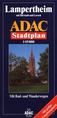 ADAC Stadtpläne, Lampertheim mit Bürstadt und Lorsch Geology & Geography
