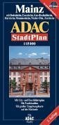 ADAC Stadtpläne, Mainz mit Budenheim, Essenheim, Ober-Olm und Klein-Winternheim: Mit City- u. Durchfahrtspl., Postleitzahlen u. großer Umgebungskte. Maps & Plans