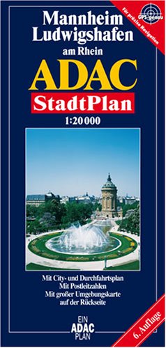 ADAC Stadtplan Mannheim, Ludwigshafen am Rhein: Mit City- u. Durchfahrtsplan, Postleitzahlen sowie großer Umgebungskarte. GPS-genau Leisure, Home & Garden