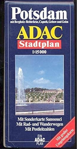 ADAC Stadtpläne, Potsdam mit Bergholz-Rehbrücke, Caputh, Kleinmachnow, Neu Fahrland und Stahnsdorf: Mit City- u. Durchfahrtspl., Sonderkte. Sanssouci, Postleitzahlen u. Umgebungskte. Leisure, Home & Garden