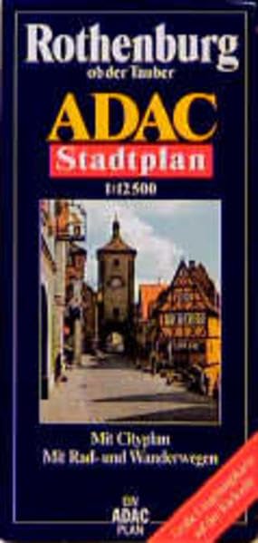 ADAC Stadtpläne, Rothenburg ob der Tauber: Mit Citypl., Rad- u. Wanderwegen sowie großer Umgebungskte. Leisure, Home & Garden