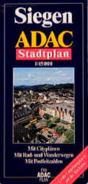 ADAC Stadtpläne, Siegen: Mit Citypln., Rad- u. Wanderwegen, Postleitzahlen sowie großer Umgebungskte. Leisure, Home & Garden