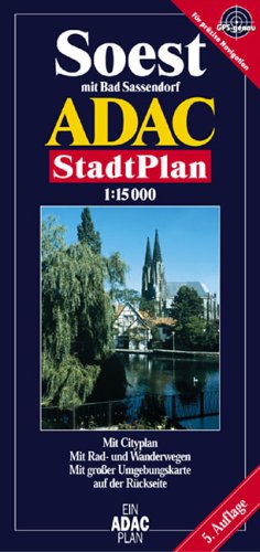ADAC Stadtplan Soest: Mit Citypl., Rad- u. Wanderwegen, Postleitzahlen sowie großer Umgebungskte. Maps & Plans