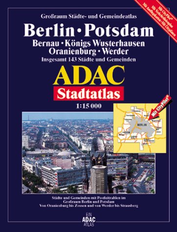 Berlin, Potsdam: Grossraum ADAC Stadtatlas 1:20000 Maps & Plans