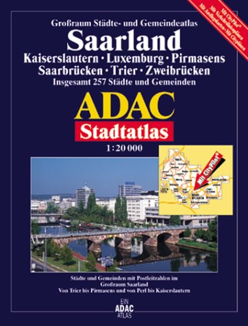 ADAC Stadtatlanten, Saarland Maps & Plans