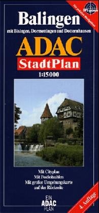 ADAC Stadtpläne, Balingen mit Bisingen, Dormettingen und Dotternhausen: Mit Cityplan. Mit Postleitzahlen. Mit großer Umgebungskarte Maps & Plans