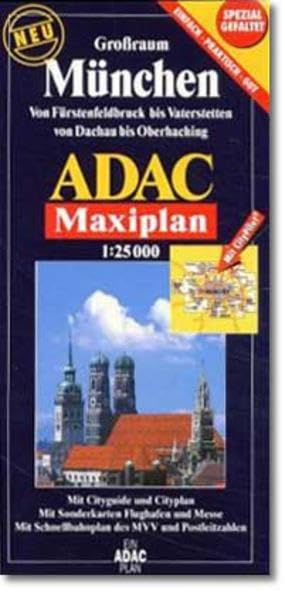 ADAC Stadtpläne, spezialgefaltet, Großraum München (ADAC Stadtplan spezialgefaltet) Leisure, Home & Garden