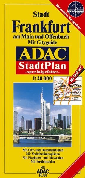 Frankfurt am Main, GPS-genau: Mit City- u. Durchfahrtspl., Verkehrslininenpln, Flughafen- u. Messepl. sowie Postleitzahlen. Mit CityPilot. GPS-genau (ADAC Stadtplan spezialgefaltet) Leisure, Home & Garden