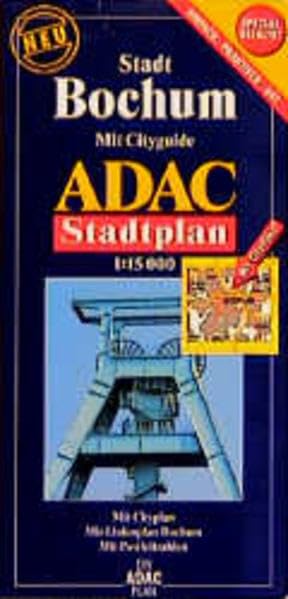 ADAC Stadtpläne, spezialgefaltet, Bochum: Mit Cityguide, City-, Durchfahrts- u. Verkehrslinienpl. sowie Postleitzahlen (ADAC Stadtplan spezialgefaltet) Leisure, Home & Garden
