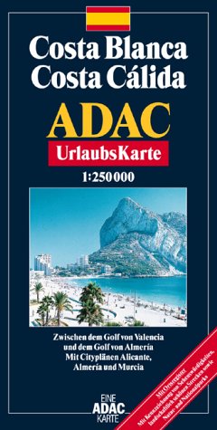 ADAC Karte, Costa Blanca Geology & Geography