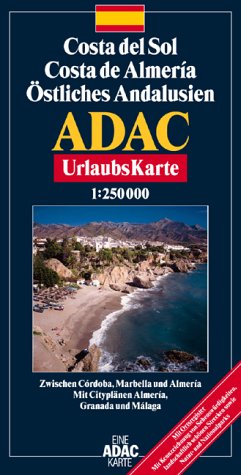 ADAC Karte, Costa del Sol, Zentalandalusien, Urlaubskarte Leisure, Home & Garden