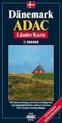 ADAC Karte, Dänemark, Länderkarte (Maßstab 1:300.000) Maps & Plans