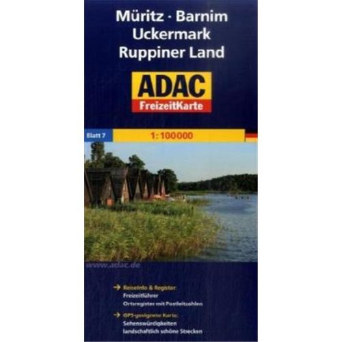ADAC FreizeitKarte, Bl.7, Müritz, Barnim, Uckermark: ReiseInfo & Register: Freizeitführer, Ortsregister mit Postleitzahlen. GPS-geeignete Karte: ... schöne Strecken (ADAC Freizeitkarten) Leisure, Home & Garden