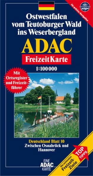 ADAC FreizeitKarte, Bl.10, Ostwestfalen vom Teutoburger Wald ins Weserbergland (ADAC Freizeitkarten) Leisure, Home & Garden