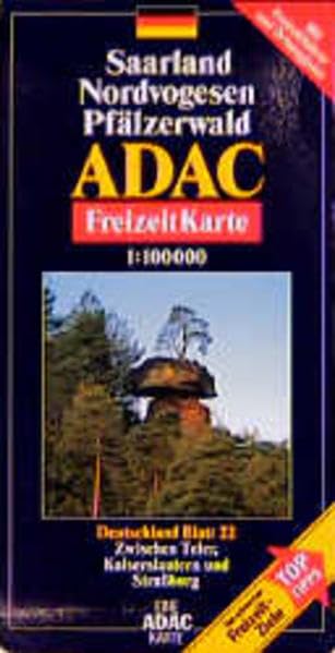 ADAC FreizeitKarte, Bl.22, Saarland, Nordvogesen, Pfälzerwald (ADAC Freizeitkarten) Leisure, Home & Garden
