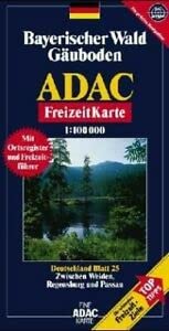 ADAC FreizeitKarte, Bl.25, Bayerischer Wald, Gäuboden: Reiseinfo & Register: Freizeitführer, Ortsregister mit Postleitzahlen. GPS-geeignete Karte: ... schöne Strecken (ADAC Freizeitkarten) Leisure, Home & Garden