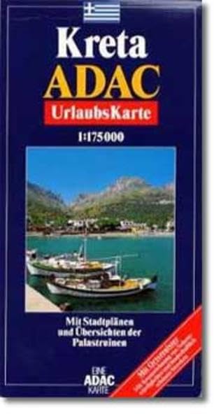 ADAC Karte, Kreta: Mit Stadtpln. u. Übers. d. Palastruinen, Ortsreg. u. Kennzeichnung v. Sehenswürdigkeiten u. landschaftl. schönen Strecken (ADAC Karten Griechenland / 1:125000) Leisure, Home & Garden