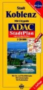 ADAC Stadtpläne, spezialgefaltet, Koblenz: Mit Cityguide. Mit City- u. Durchfahrtsplan, Liniennetzplan, Postleitzahlen. Mit CityPilot. GPS-genau Maps & Plans