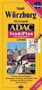 ADAC Stadtpläne, spezialgefaltet, Würzburg: Mit City- u. Durchfahrtsplan, Liniennetz Würzburger Straßenbahn, Plan d. Botanischen Gartens, Postleitzahlen. Mit CityPilot. GPS-genau Books