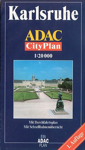 ADAC Stadtpläne, Karlsruhe, CityPlan: Mit Cityguide sowie Durchfahrts- u. Verkehrslinienpl. book