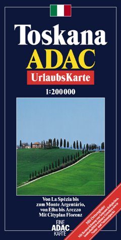 ADAC Karte, Toskana: Von La Spezia bis zum Monte Argentario, von Elba bis Arezzo. Mit Citypl. Florenz, Ortsreg., Kennzeichnung v. Sehenswürdigkeiten, ... Strecken sowie Natur- u. Nationalparks Leisure, Home & Garden