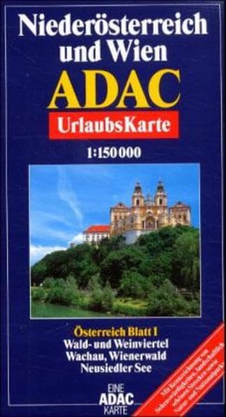 Wien, Weinviertel, Wachau, Wienerwald, Neusiedler See, GPS-genau: 1:100000; Österreich Blatt 1 - Von Melk bis Bratislava, von der tschechischen Grenze zum Schneeberg; GPS-geeignet (ADAC Urlaubskarte) Leisure, Home & Garden