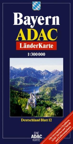 ADAC Karte, Bayern (ADAC BundesländerKarten Deutschland) Leisure, Home & Garden