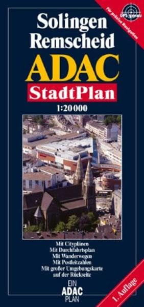 ADAC Stadtpläne, spezialgefaltet, Solingen, Remscheid: Mit Cityplänen, Durchfahrtsplan, Wanderwegen, Postleitzahlen sowie großer Umgebungskarte. GPS-genau Leisure, Home & Garden