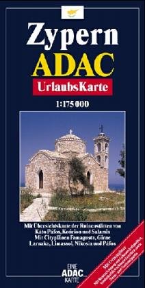 Zypern: 1:175000: Mit Übersichtskarten der Ruinenstätten von Kato Pafos, Kourion und Salamis. Mit Citypln. v. Famagusta, Girne, Larnaka, Limassol, ... Strecken sowie Natur- u. Nationalparks Leisure, Home & Garden