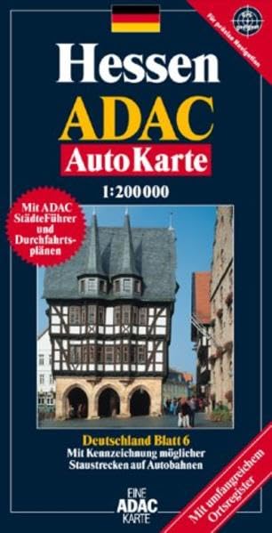 Hessen: 1:200000. GPS-geeignet (ADAC AutoKarten Deutschland 1:200 000) Leisure, Home & Garden