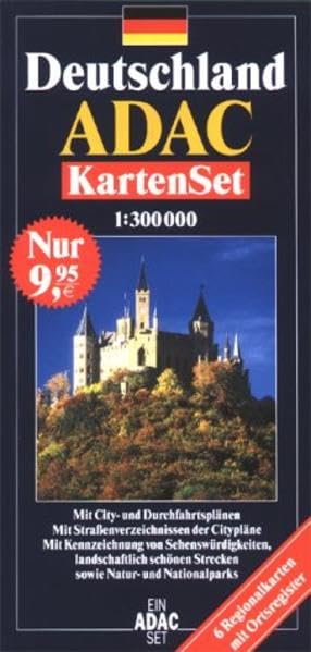 ADAC KartenSet Deutschland: 1:300000, 6 Regionalkarten Leisure, Home & Garden
