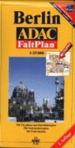 Großer ADAC FaltPlan Berlin: 1:25.000; GPS-genau: Mit City- und Durchfahrtsplan, Verkehrslinienplan, Postleitzahlen. Mit CityPilot. GPS-genau (ADAC Stadtpläne) Leisure, Home & Garden