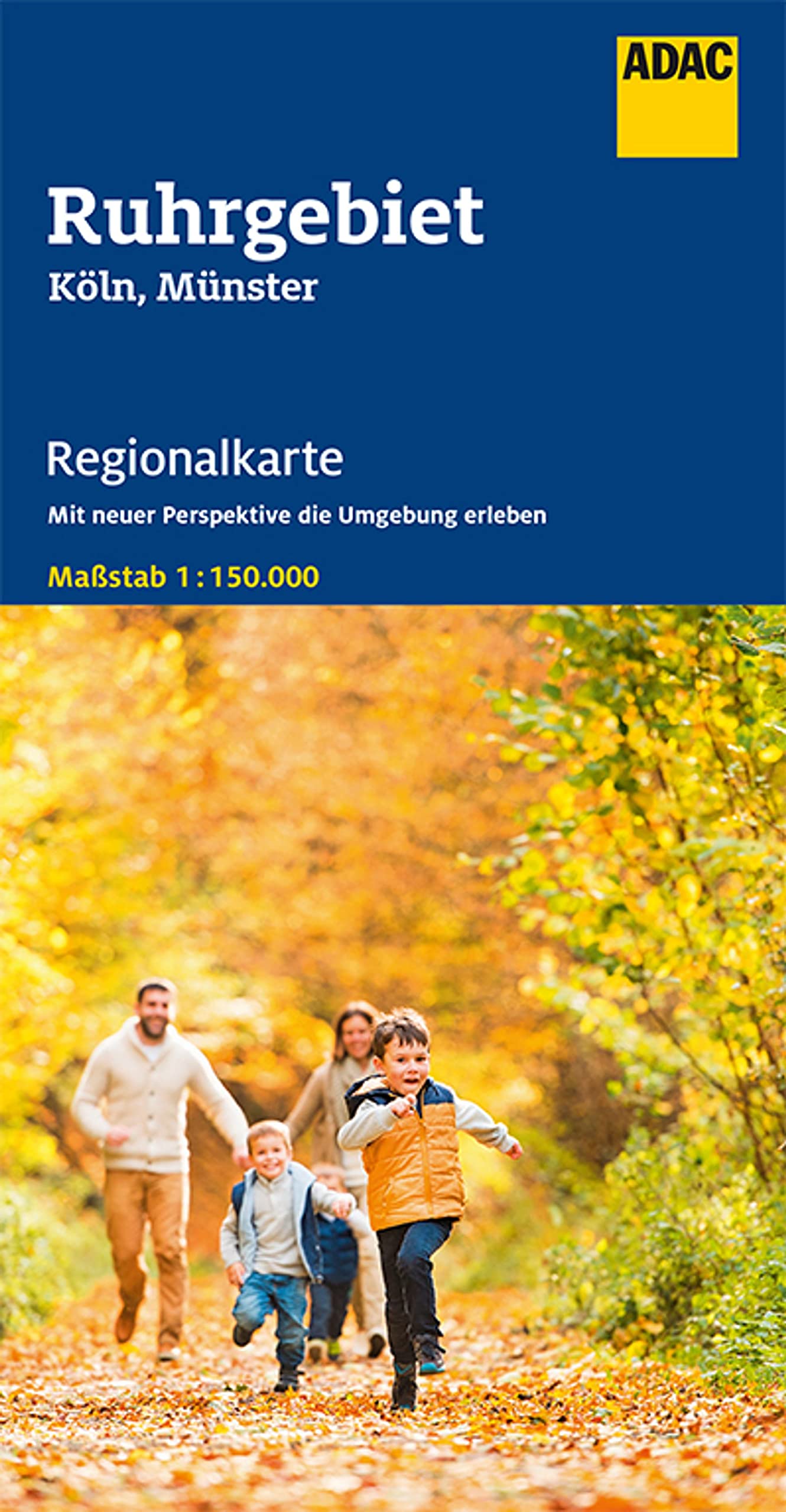 ADAC Regionalkarte 07 Ruhrgebiet 1:150.000: Köln, Münster - Straßenkarte und Autokarte Leisure, Home & Garden