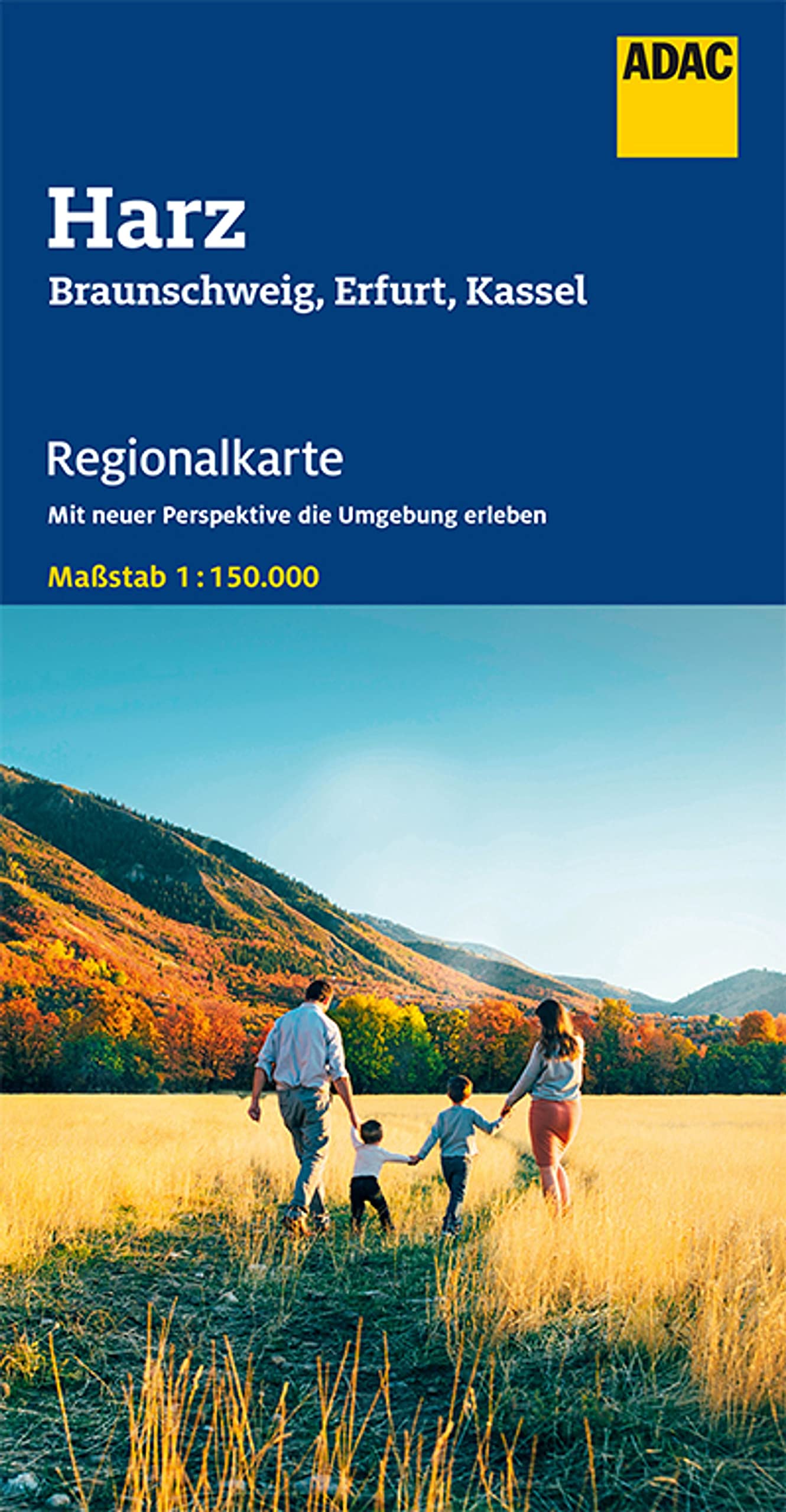 ADAC Regionalkarte 08 Harz 1:150.000: Braunschweig, Erfurt, Kassel - Straßenkarte und Autokarte Leisure, Home & Garden