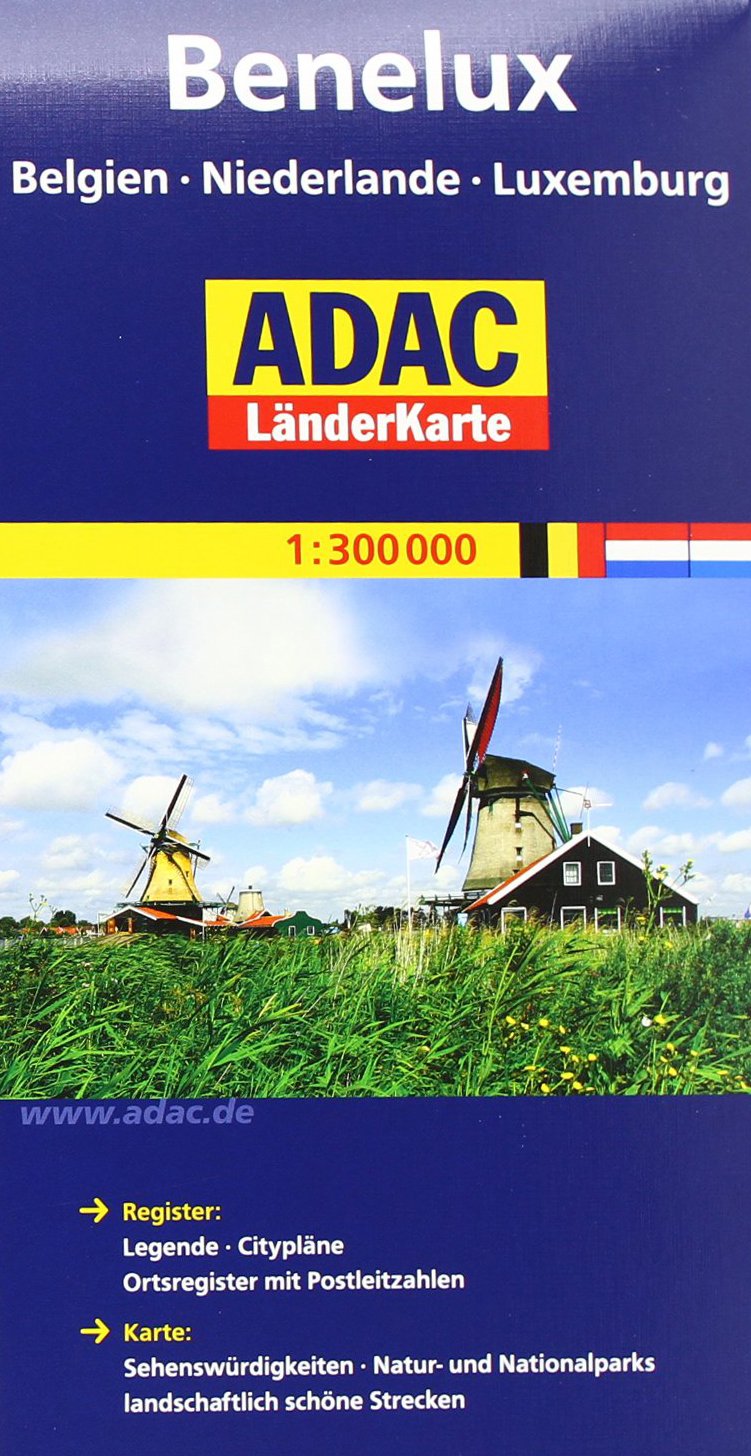 ADAC LänderKarte Benelux 1 : 300 000 Leisure, Home & Garden