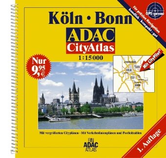 ADAC Cityatlas Köln: 1:15000; GPS-genau: Mit vergrößerten Cityplänen. Straßenregister mit Postleitzahlen, Citypläne und Verkehrslinienpläne. CityPilot. GPS-genau Books
