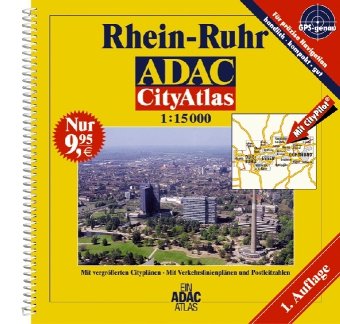 ADAC Cityatlas Rhein-Ruhr: 1:15000; GPS-genau: Straßenregister mit Postleitzahlen, Citypläne und Verkehrslinienpläne. CityPilot. GPS-genau Books