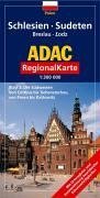 ADAC LänderKarte Schlesien, Sudeten, Breslau, Lodz: 1:300000 - ADAC RegionalKarte Polen Blatt 3: Der Südwesten - Von Cottbus bis Tschenstochau, von ... Sehenswürdigkeiten (ADAC Länderkarten) Leisure, Home & Garden