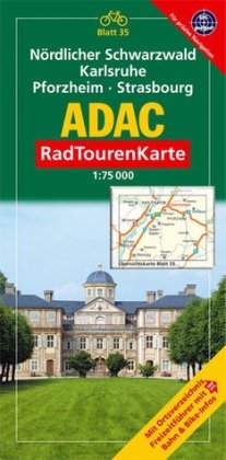 Nördlicher Schwarzwald, Karlsruhe, Pforzheim, Strasbourg: 1:75000: Mit Ortsverzeichnis, Freizeitführer mit Top-Tipps, Bahn & Bike-Infos. GPS-geeignet (ADAC RadTourenKarte) Leisure, Home & Garden