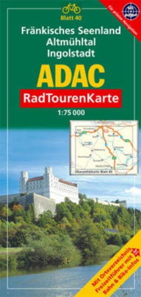 ADAC Radtourenkarte Fränkisches Seenland, Altmühltal, Ingolstadt: 1:75000: Mit Ortsverzeichnis, Freizeitführer mit Top-Tipps, Bahn & Bike-Infos. GPS-geeignet Leisure, Home & Garden