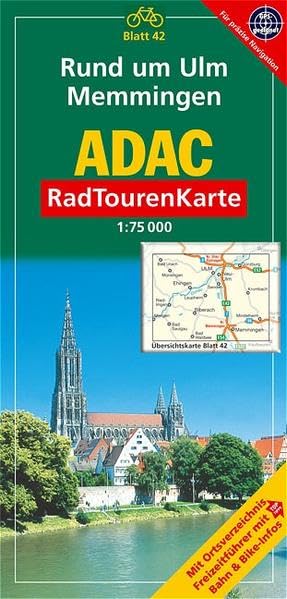 ADAC RadTourenKarte 33. Rund um Ulm. 1 : 75 000 book