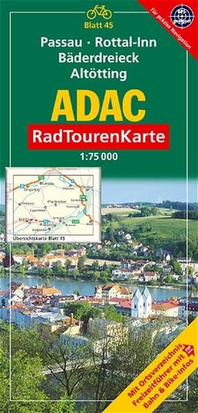 Passau, Rottal-Inn, Bäderdreieck, Altötting: 1:75000: Mit Ortsverzeichnis, Freizeitführer mit Top-Tipps, Bahn & Bike-Infos. GPS-geeignet (ADAC RadTourenKarte) Leisure, Home & Garden