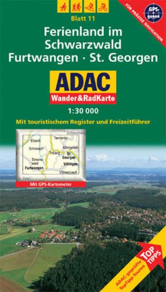 Ferienland im Schwarzwald, Furtwangen, St. Georgen: 1:30000. Schwarzwald. GPS-genau: Mit ToppTipps, ADAC-geprüfteTop-Tipp-Touren. Mit touristischem ... GPS-genau (ADAC Rad- und WanderKarte) Leisure, Home & Garden