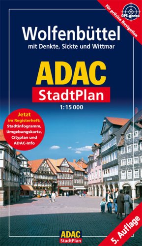 Wolfenbüttel: 1:15000. Mit Denkte, Sickte und Wittmar. GPS-genau (ADAC StadtPlan Kompakt) Leisure, Home & Garden