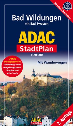 ADAC Stadtplan Bad Wildungen: 1:20000. Mit Bad Zwesten. GPS-genau: Mit Rad- u. Wanderwegen (ADAC StadtPlan Kompakt) Leisure, Home & Garden