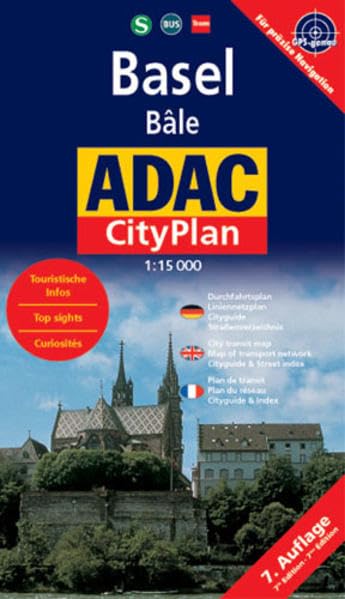 ADAC Stadtplan Basel: 1:15000. GPS-genau: Durchfahrtsplan, Liniennetzplan, Cityguide, Straßenverzeichnis. Touristische Infos. GPS-genau (ADAC Citypläne) Leisure, Home & Garden